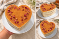 Heart-Shaped Honey Cake 6 inch – perfect for smaller celebratio